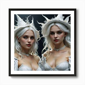 Two Witches 1 Art Print