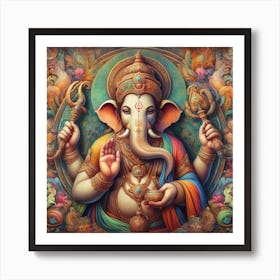 Ganesha 2 Art Print
