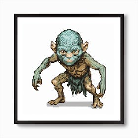 Lord Of The Rings Pixel Art Art Print