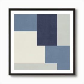 Minimalist Abstract Geometries - TB01 1 Art Print