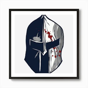 Spartan Helmet Art Print