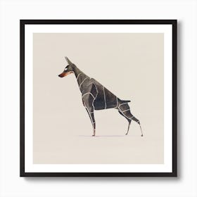 Doberman Art Print