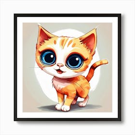 Cute Kitten 1 Art Print