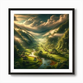 Valley Of Clouds 1 Art Print