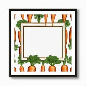 Carrots Frame 3 Art Print