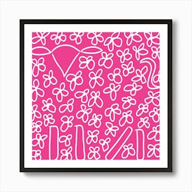 Pink Sheep Art Print