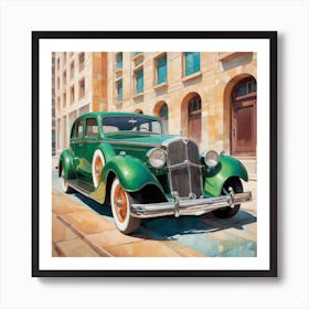 Vintage Car 5 Art Print