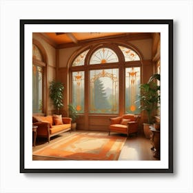 Deco Living Room 41 Art Print