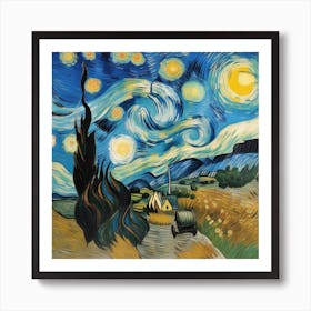 Art Vincent Van Gogh sky Art Print