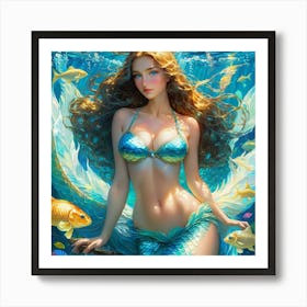 Mermaid 2 Art Print