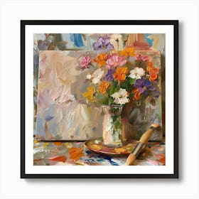 Flowers In A Vase Art Print