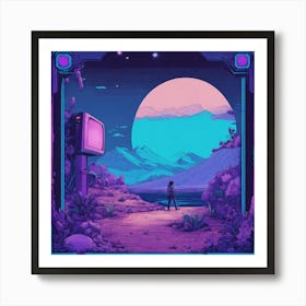 Original Video Game Album Art (1) Art Print