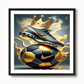 Golden Crown Art Print