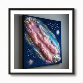 Pink Cloud Canvas Art Art Print