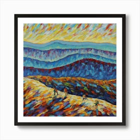 Blue Ridge Mountains Art Print