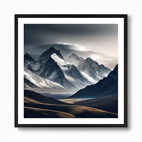 Mountain Landscape 45 Art Print