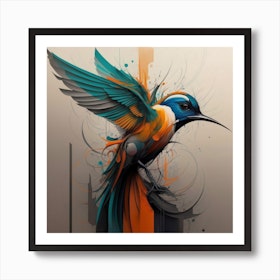 Abstract Birds Art Print by Majorilla - Fy