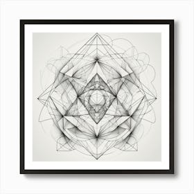 Geometrical Pattern Art Print