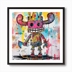 King Of The Skateboard Art Print