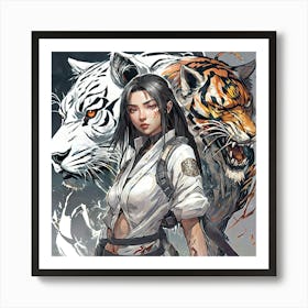 Tigers Essence Art Print