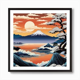 Mt Fuji 3 Art Print