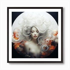 Sultry Echoes in Enigma Art Print