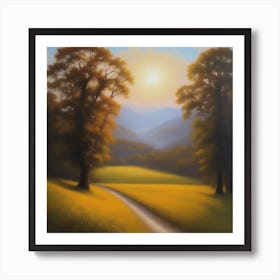 Smoky Mountains Art Print