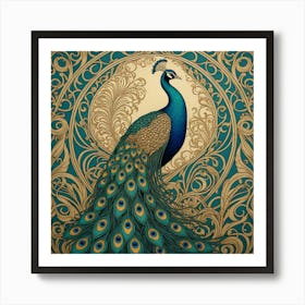 Peacock 41 Art Print