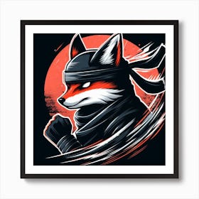 Fox Ninja Art Print