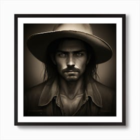 Young Cowboy Art Print