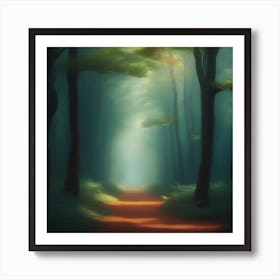 Mystical Forest Retreat 8 Art Print