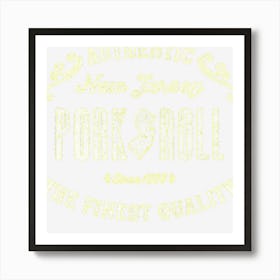 Vintage New Jersey Pork Roll Art Print