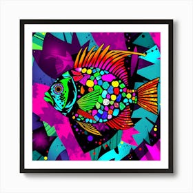 Abstract Fish 6 Art Print