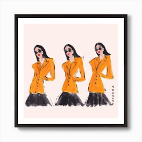 Fall Fashion Art Print