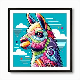 Llama 2 Art Print