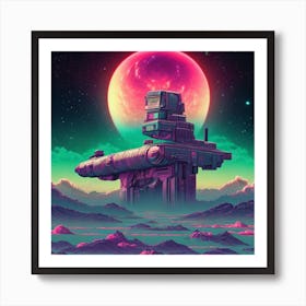 Sci-Fi Painting Art Print