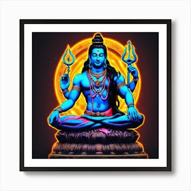 Lord Shiva 11 Art Print