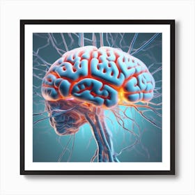 Human Brain 31 Art Print