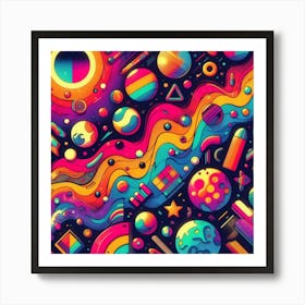 Psychedelic Art 1 Art Print