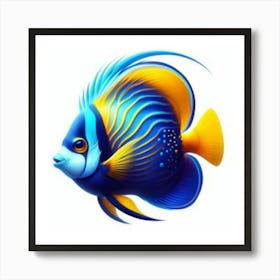 Angelfish Art Print