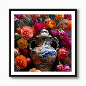 Vase Of Flowers Art Print