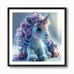 Cute Unicorn 848 Art Print