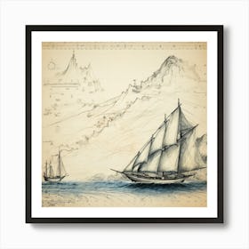 探検の航海 Voyage Of Exploration (VI) Art Print