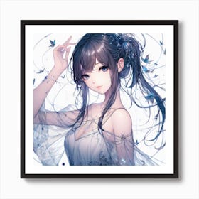 Anime Girl (26) Art Print