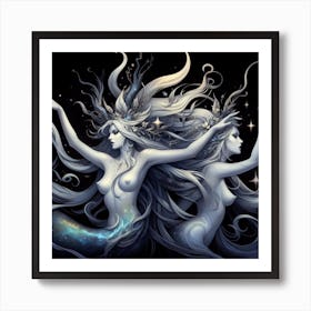 Lilith Of The Sea Art Print