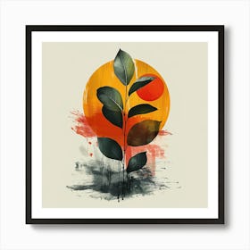 Leaves In The Sun Art Print