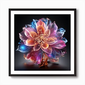 Dahlia Flower Art Print