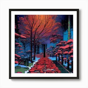 Of red Art Print