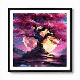 Cherry Blossom Tree 10 Art Print