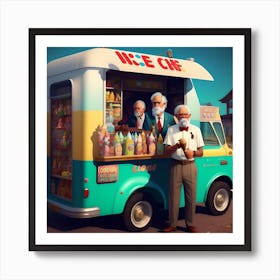 Ice Cream Truck 1 Art Print